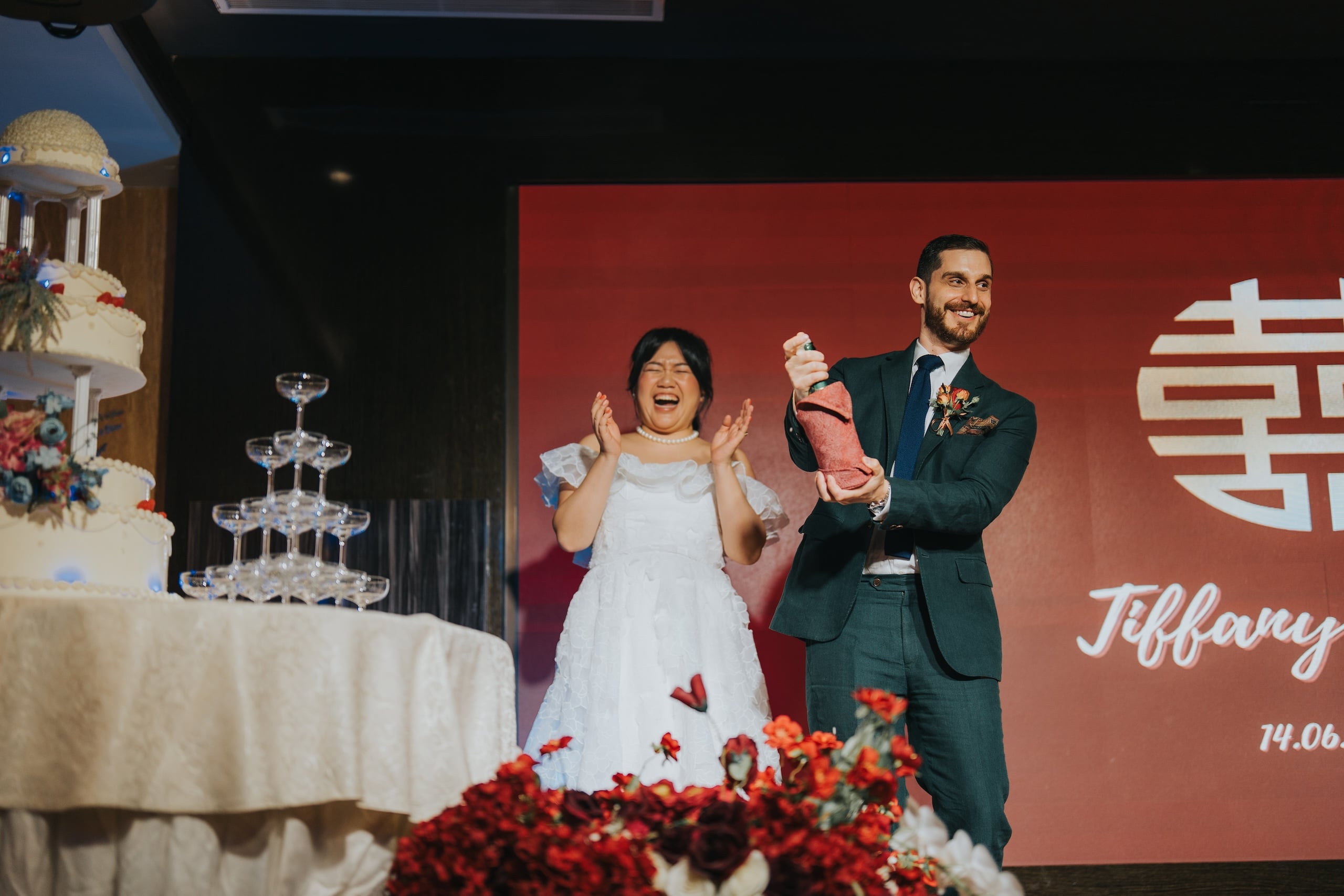 Tiffany & Ben's Joyful Weddings In Brooklyn And Kuala Lumpur