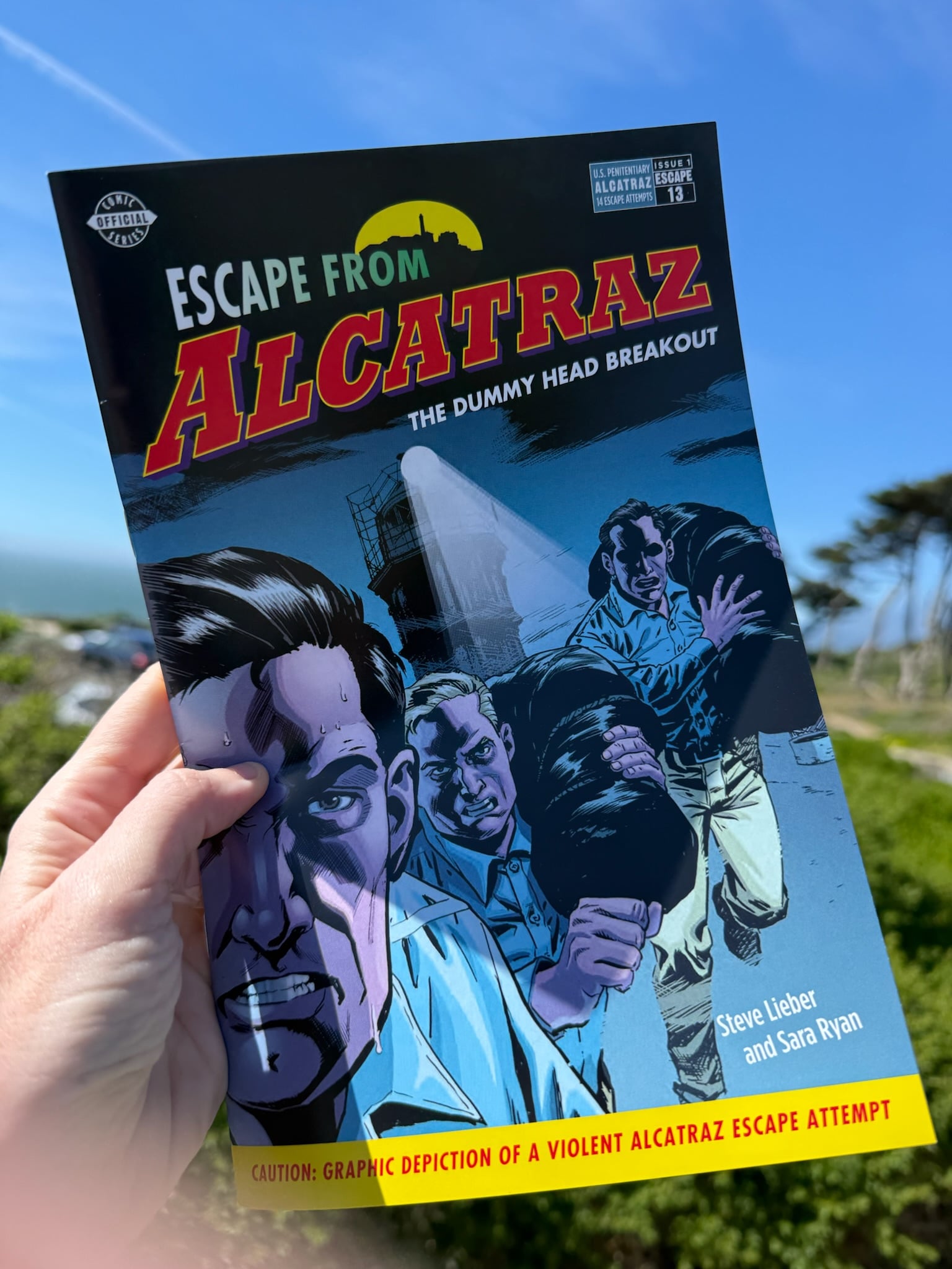 ontsnap uit het stripboek Alcatraz