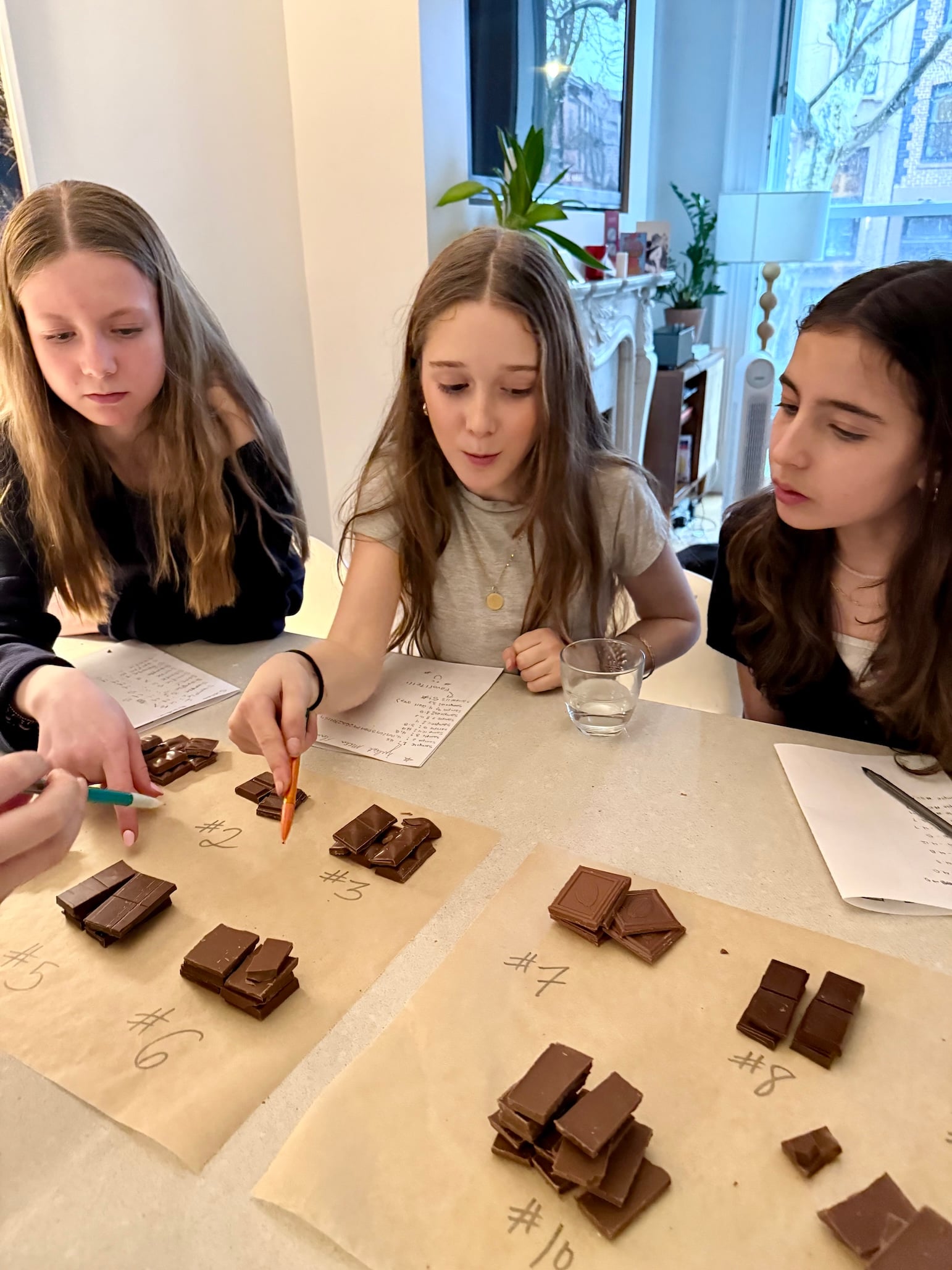 Een smaaktest voor melkchocolade