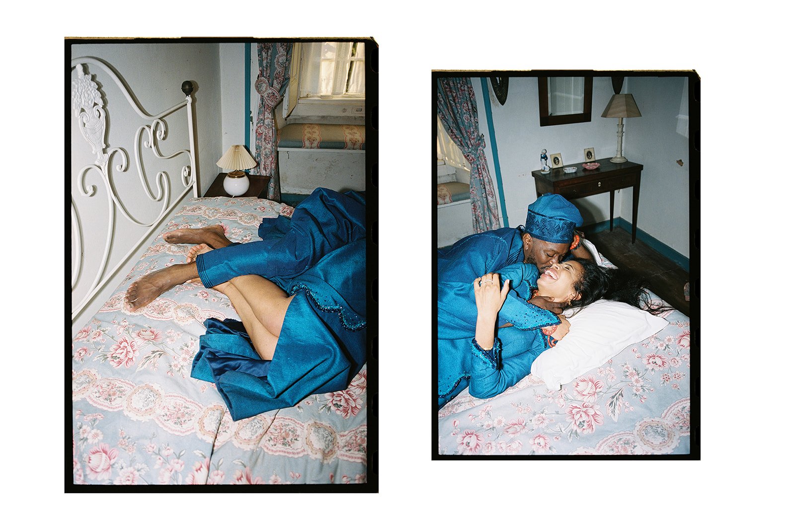 a colorful Nigerian wedding with lots of dancing