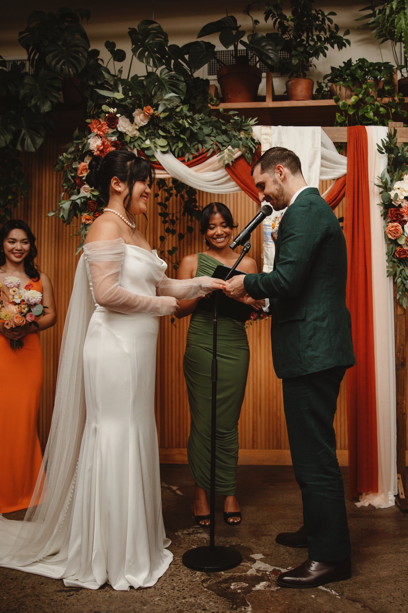 Tiffany & Ben's Joyful Weddings In Brooklyn And Kuala Lumpur