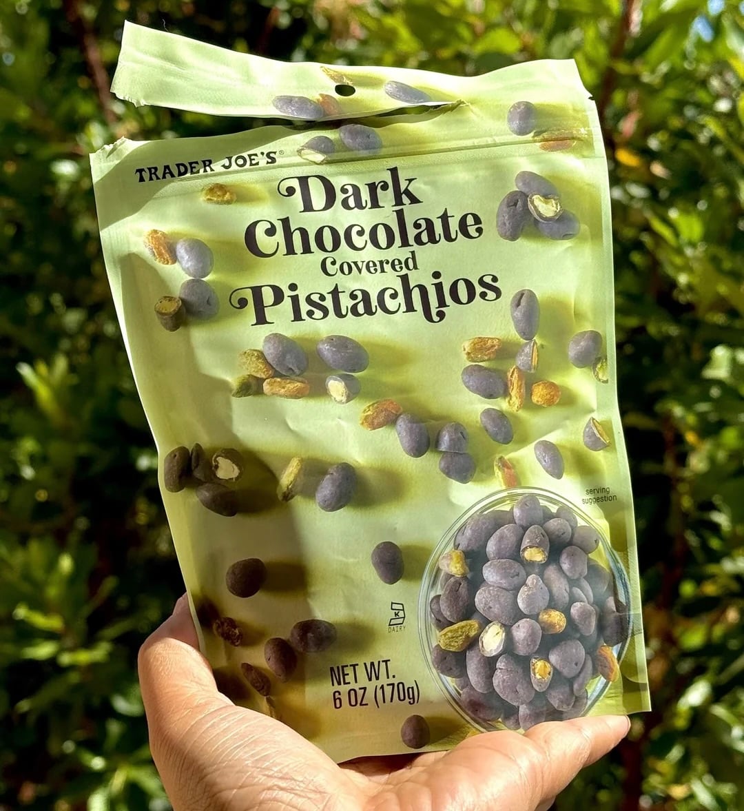 trader joes chocolate covered pistachios