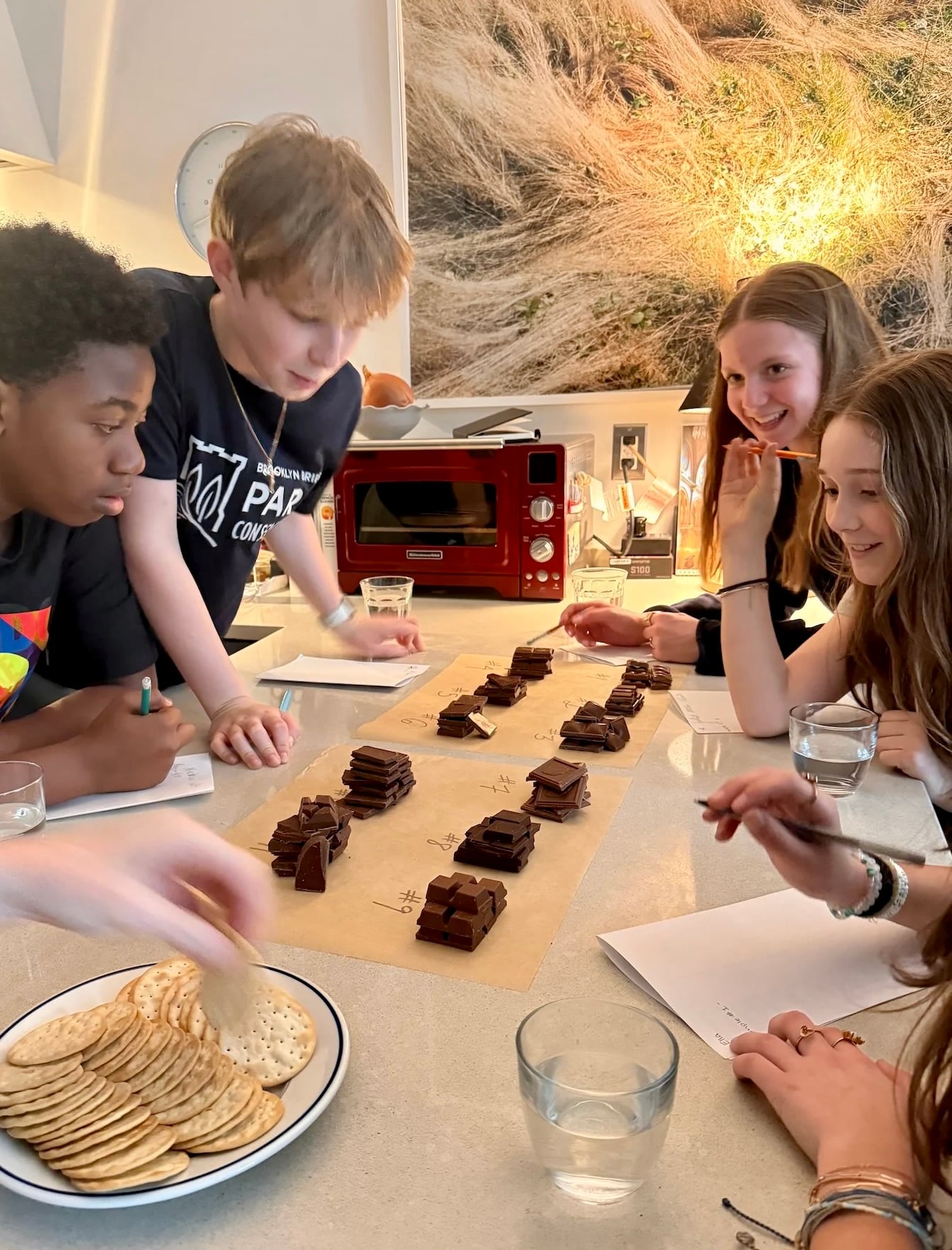 Een smaaktest voor melkchocolade