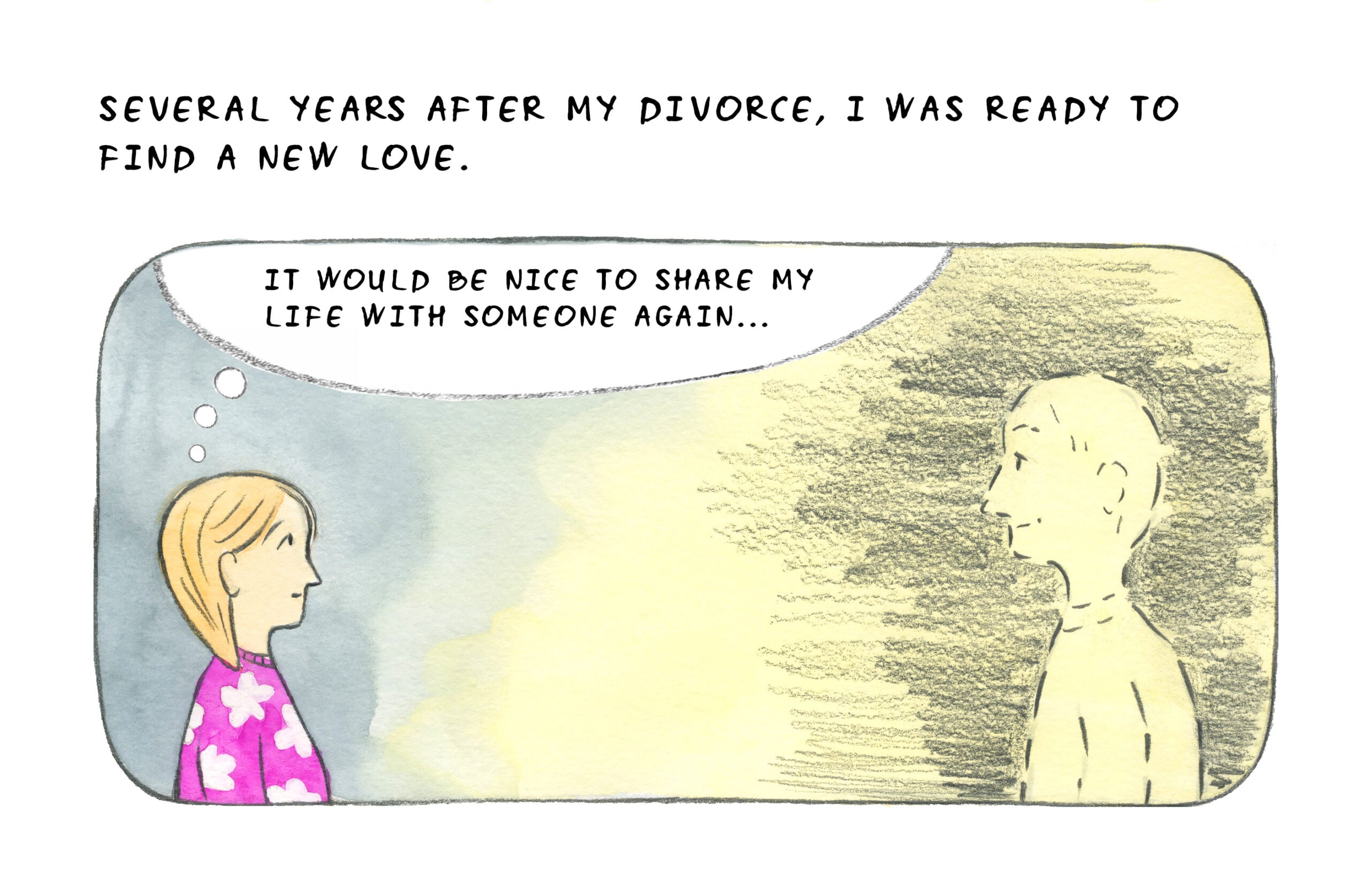 manifesting a new love after divorce comic