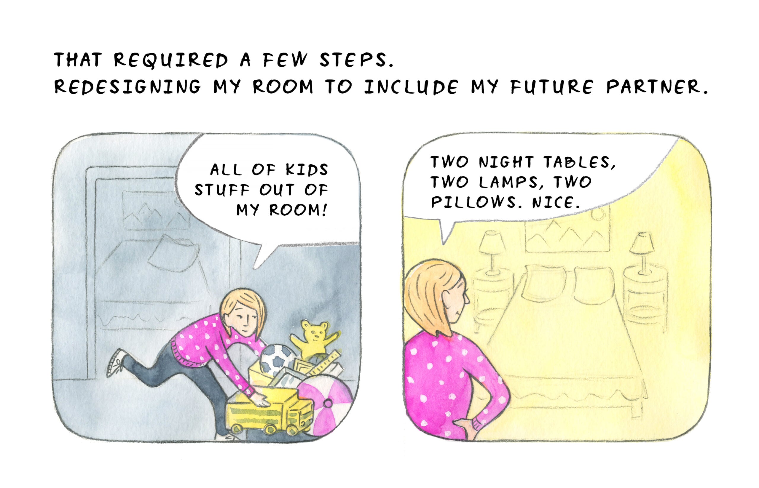 manifesting a new love after divorce comic