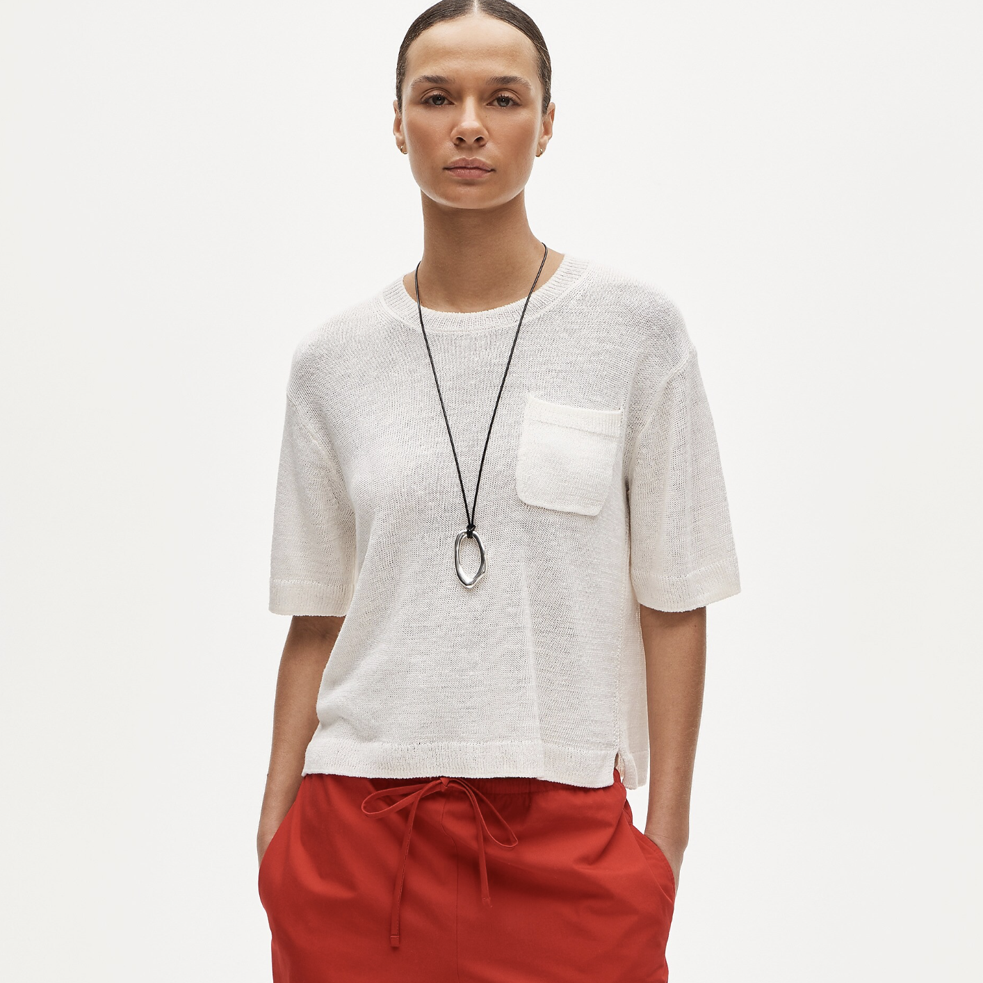 white sweater tee jcrew