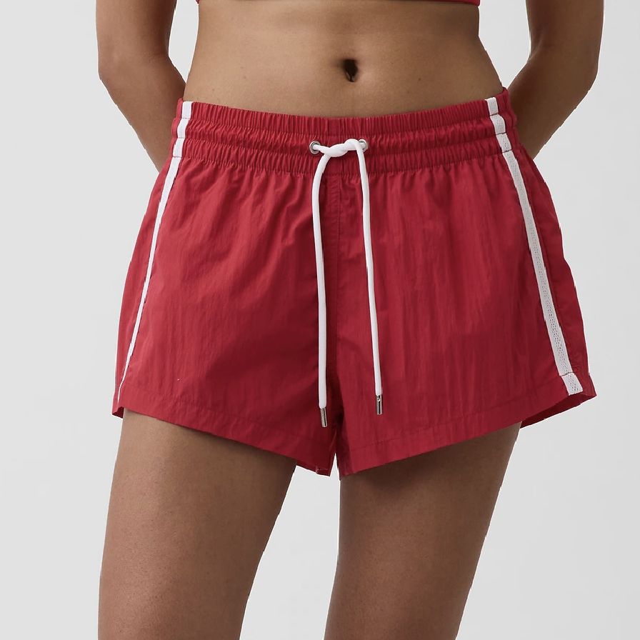 red track shorts
