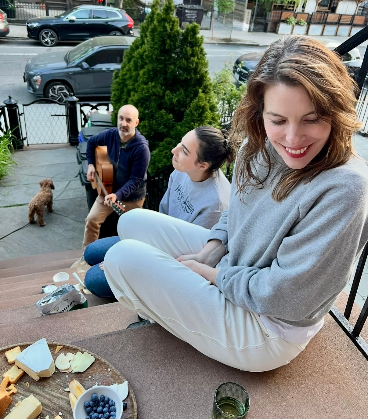 Joanna Goddard white jeans