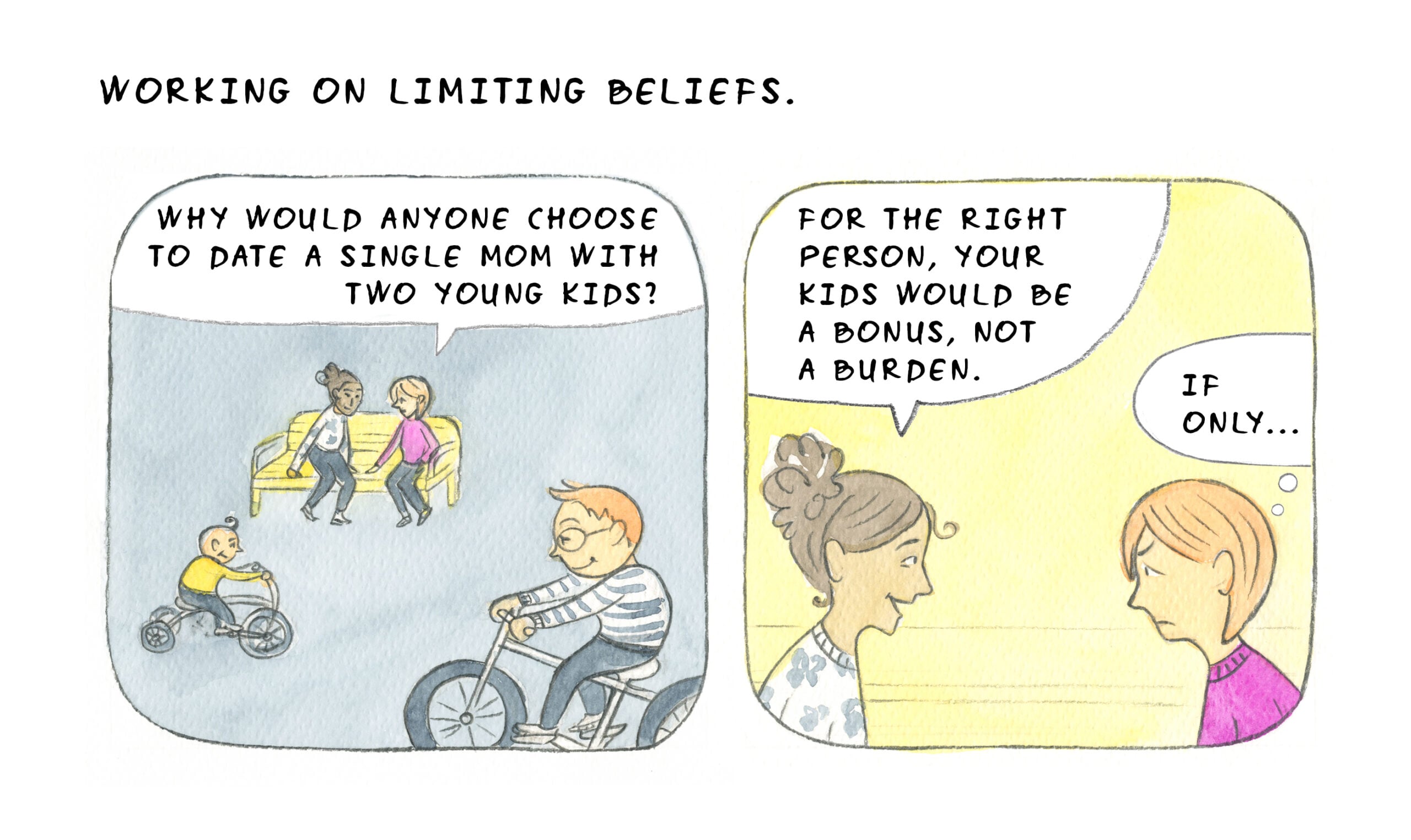 manifesting a new love after divorce comic