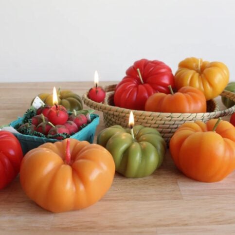 tomato candles