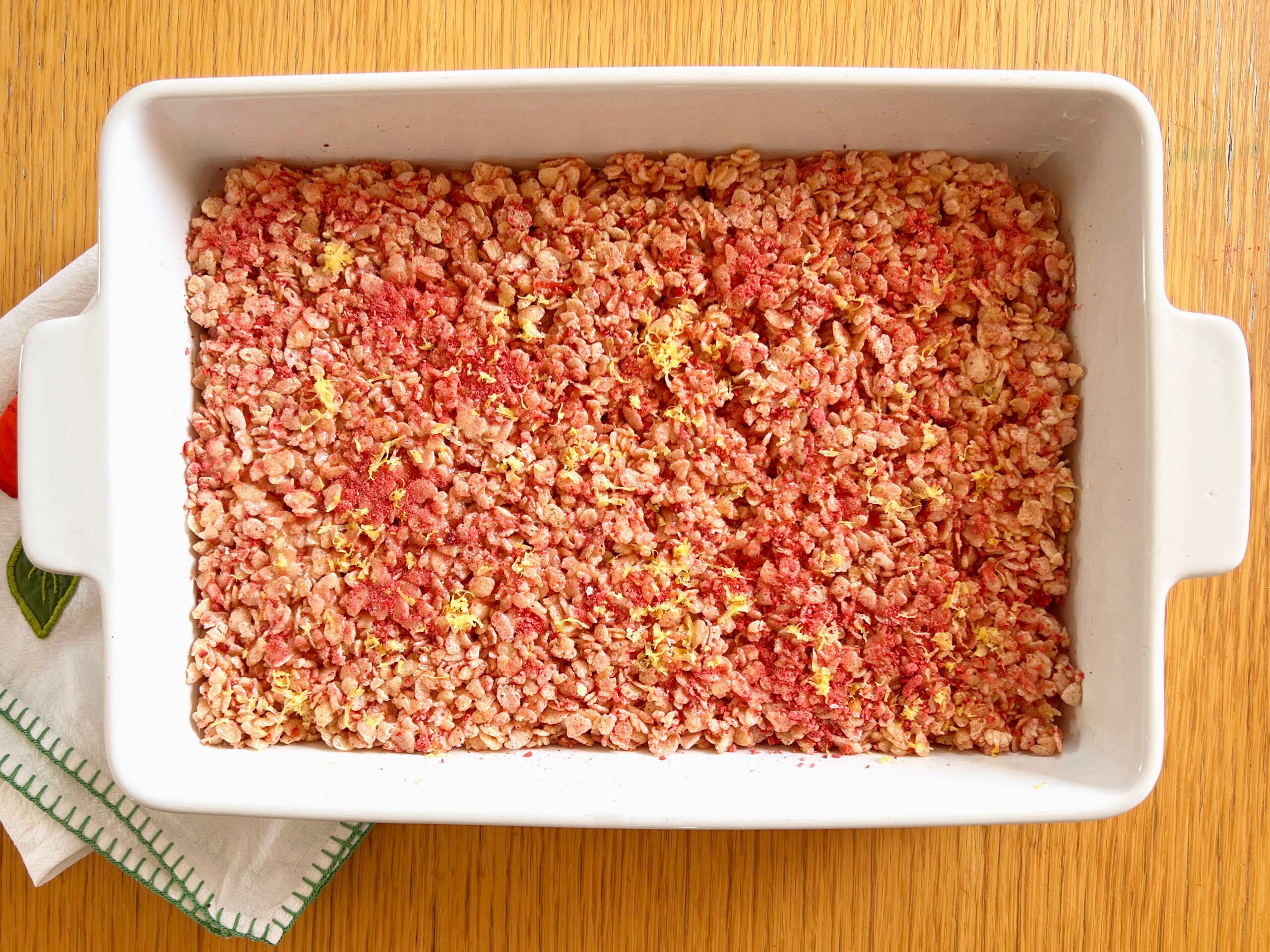Strawberry-Lemon Rice Krispies Treats