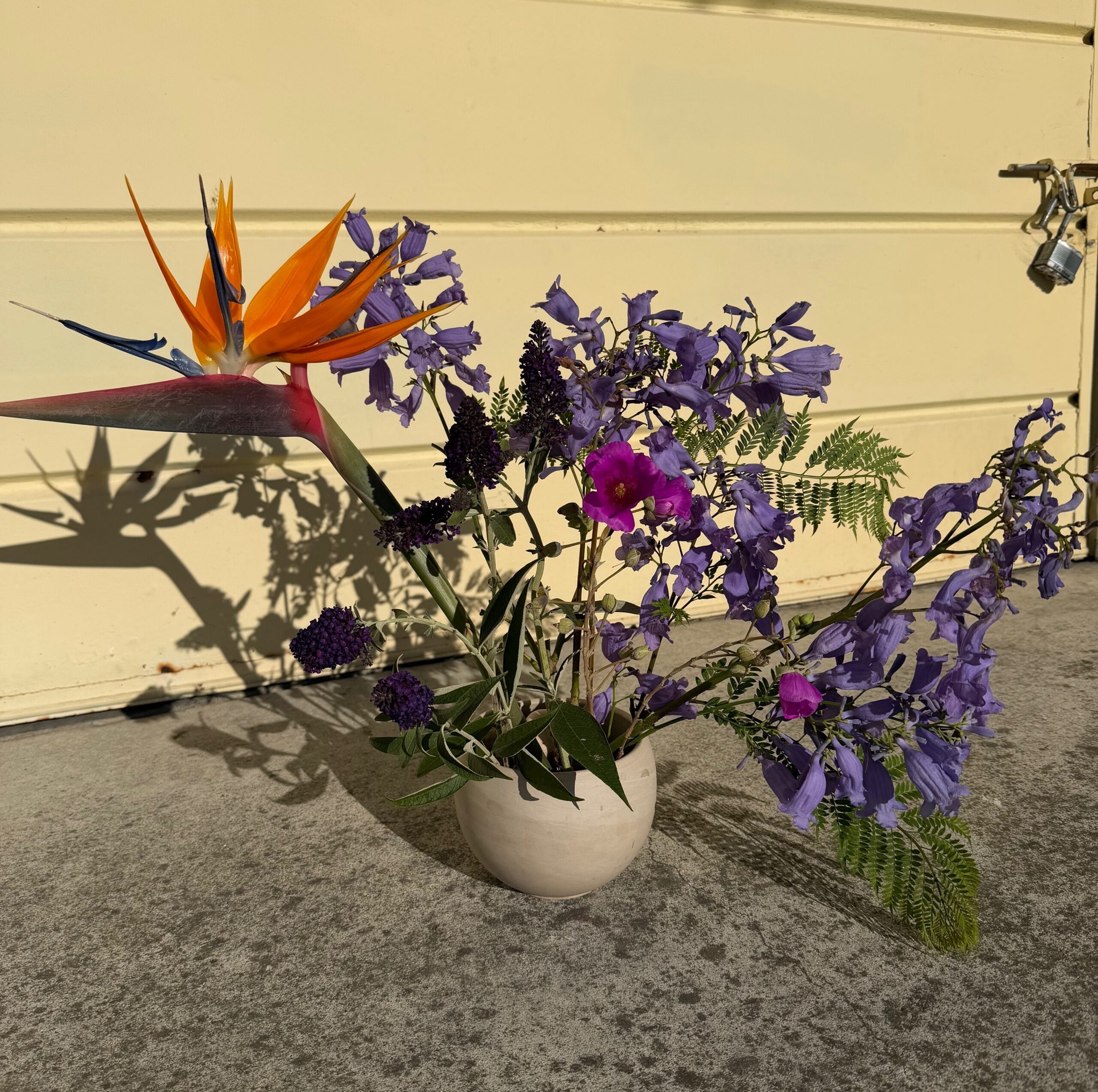 birds of paradise floral arrangement