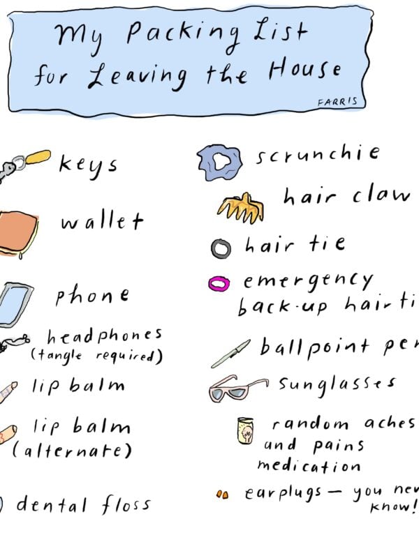what women put in their purses comic