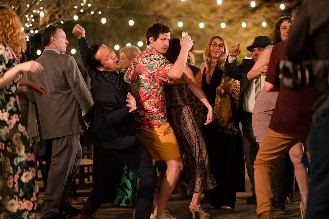 Palm Springs movie wedding dance