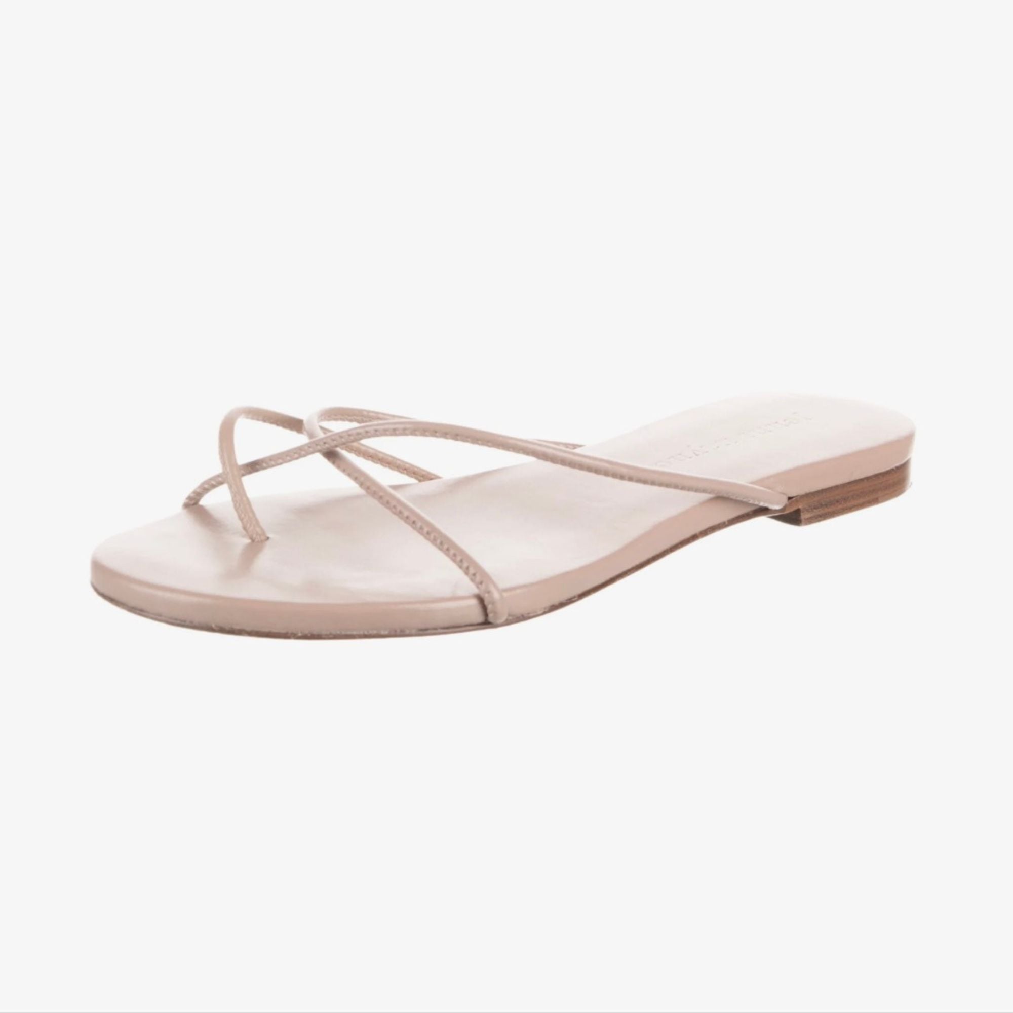 Jenni Kayne white leather sandals