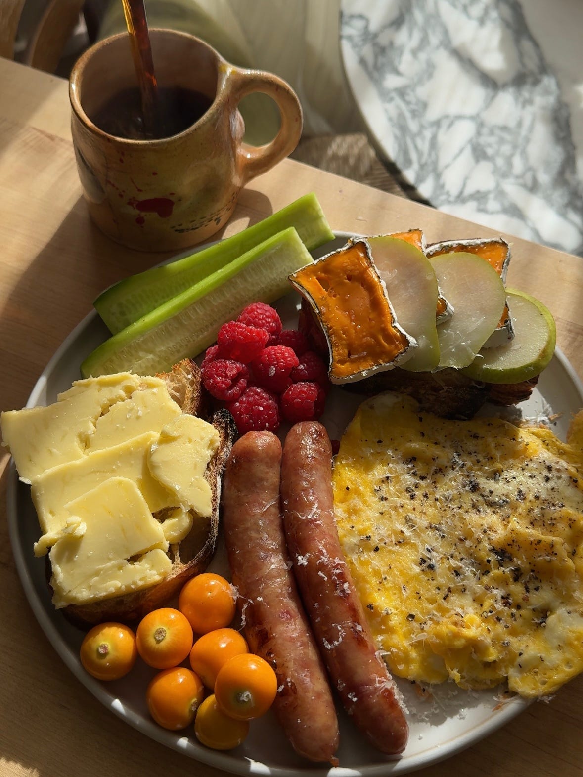 Breakfast Snacking Plate by Olivia Noceda