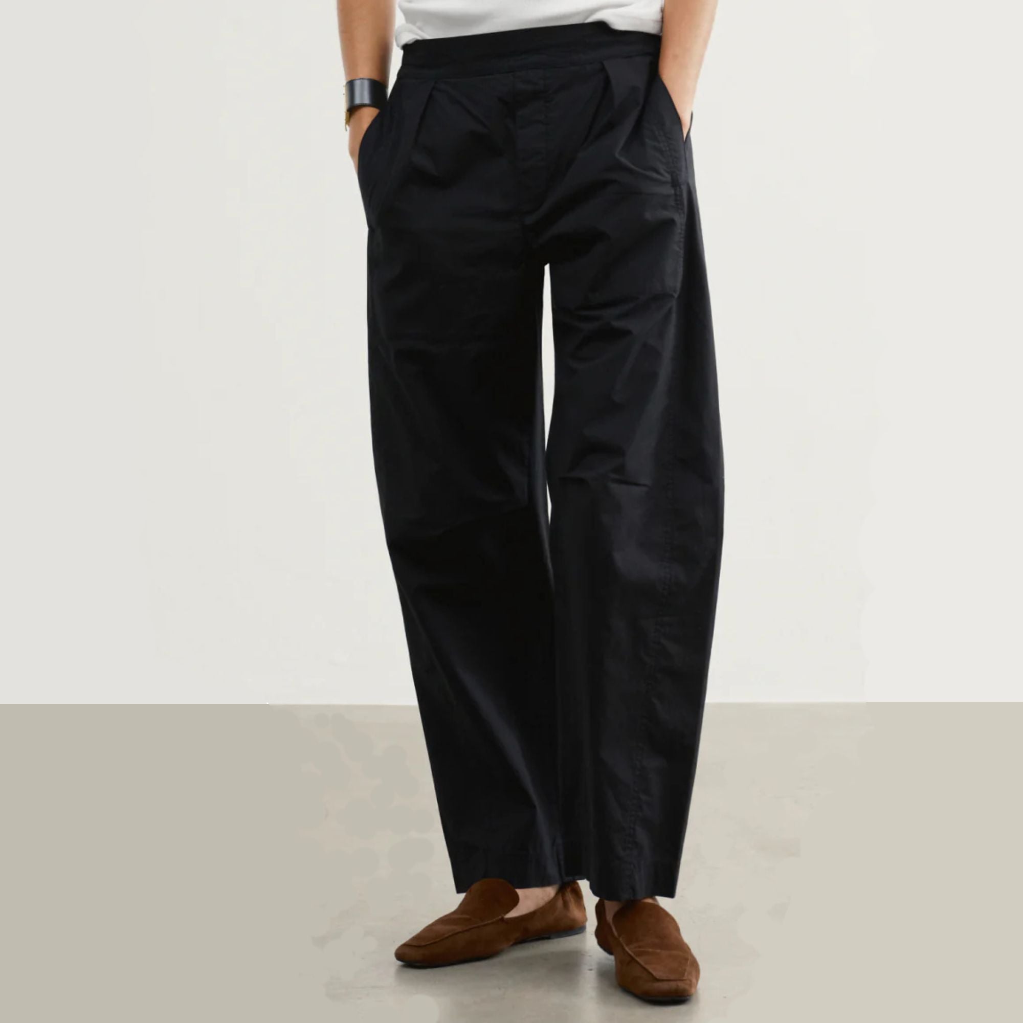 perfect black travel pants