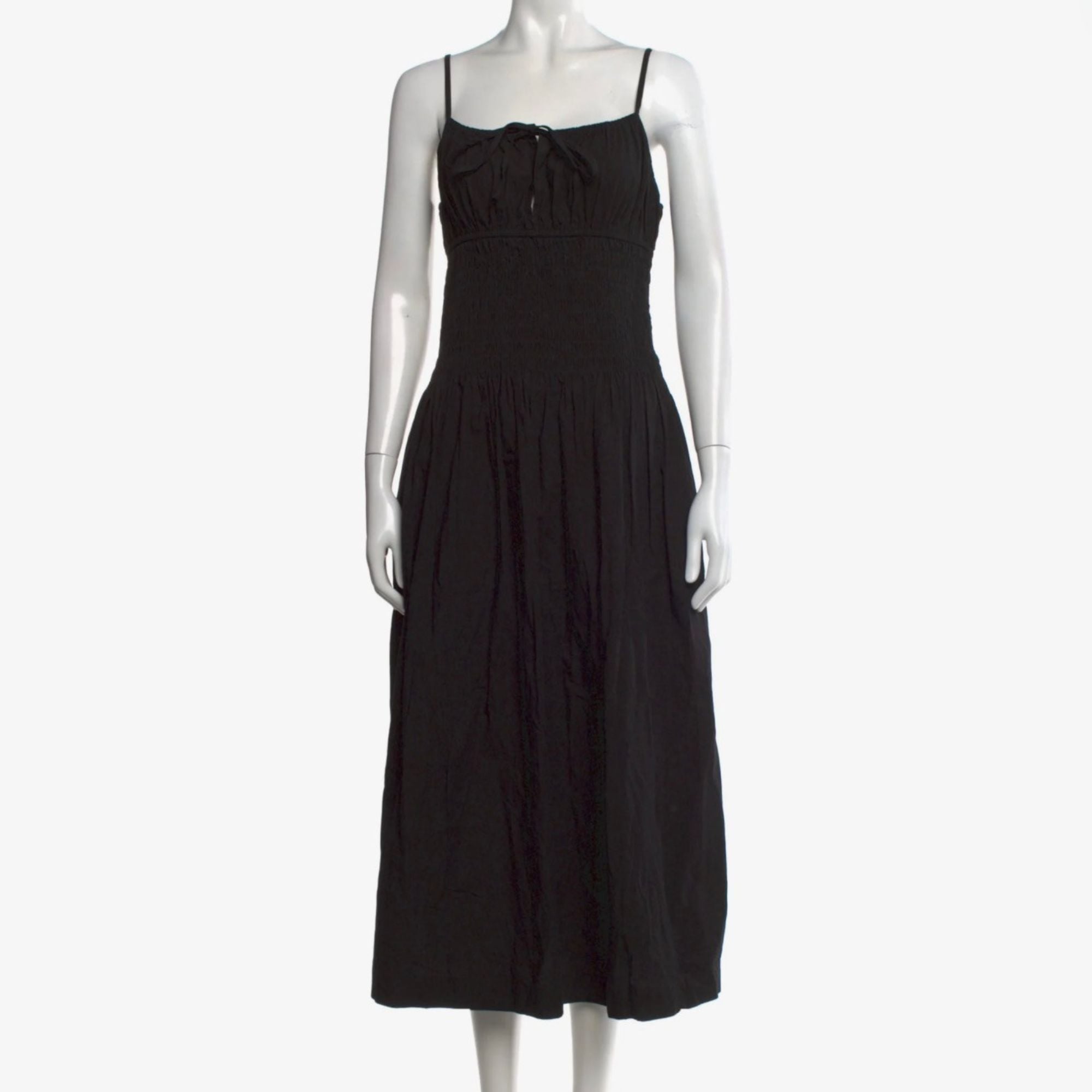 ciao lucia black midi dress