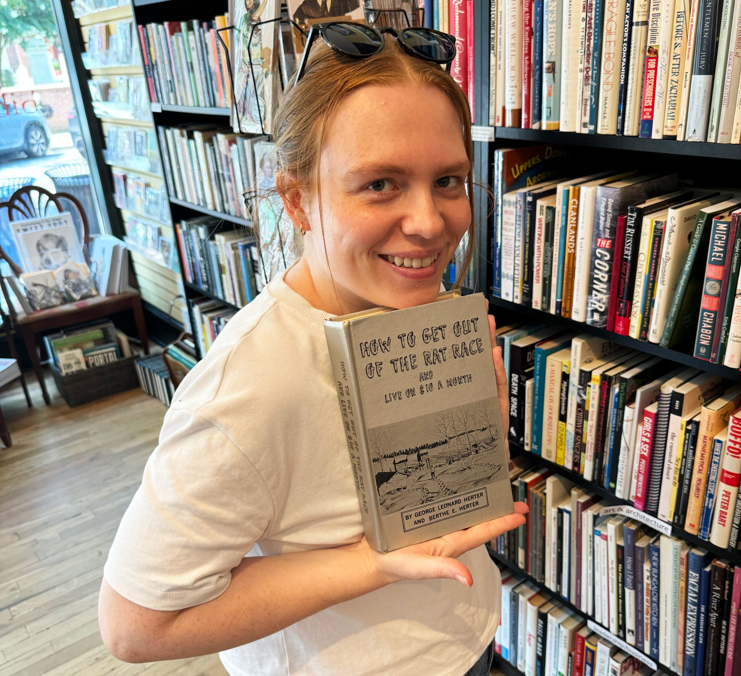 Ruby Smith in a Bookstore