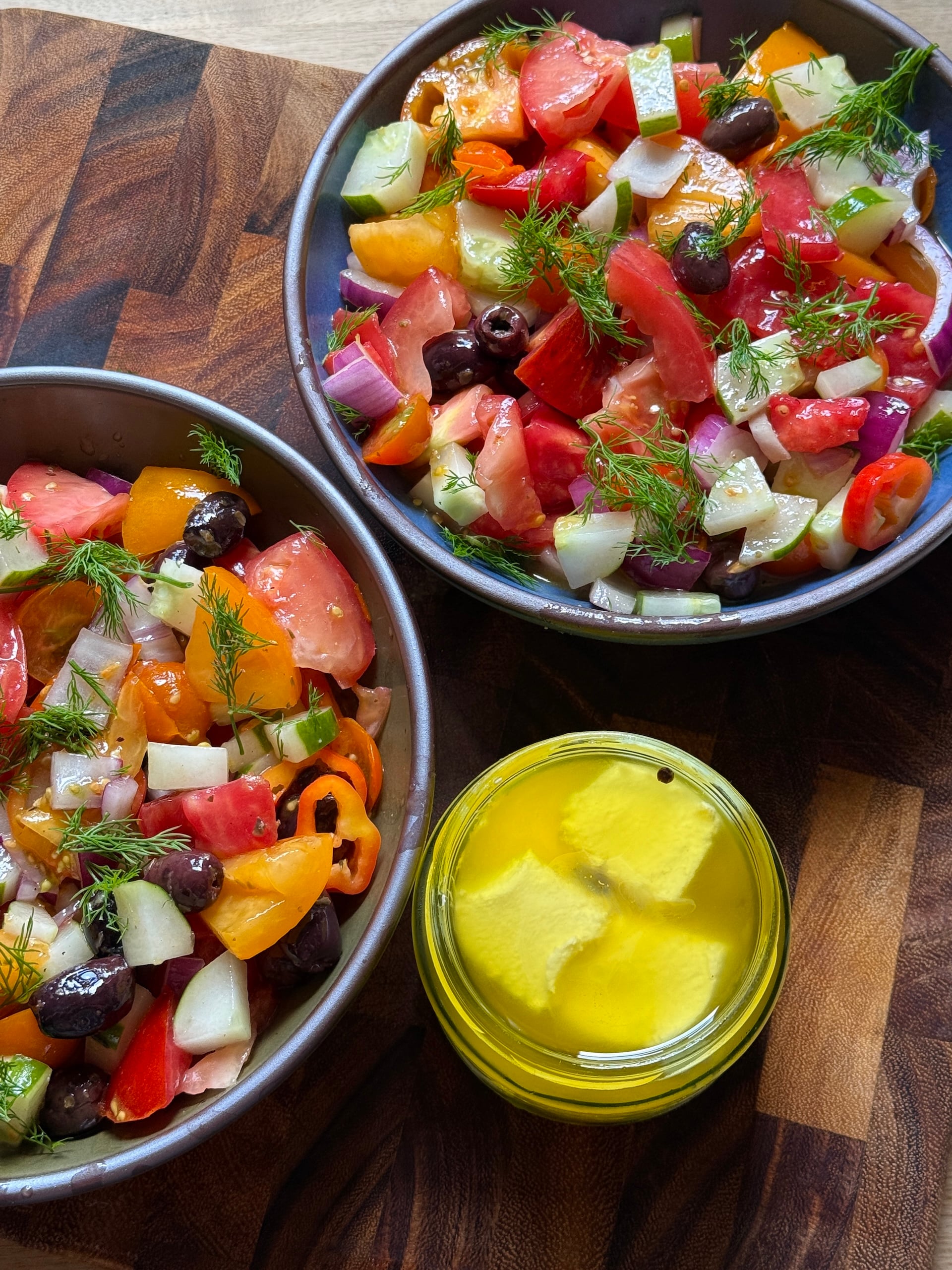 Briny Tomato Greek Salad