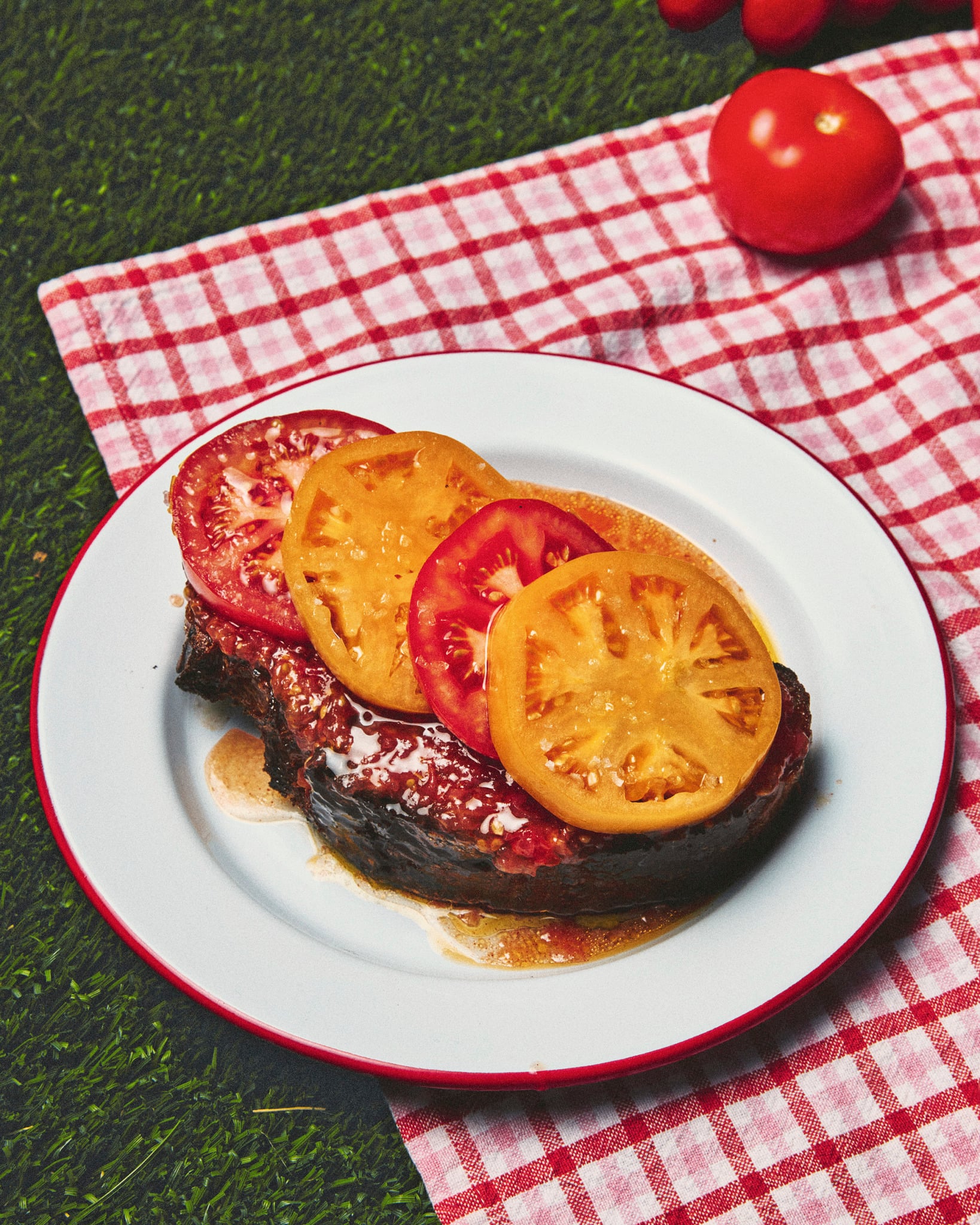 Tomato Dressed in Tomato on Toast