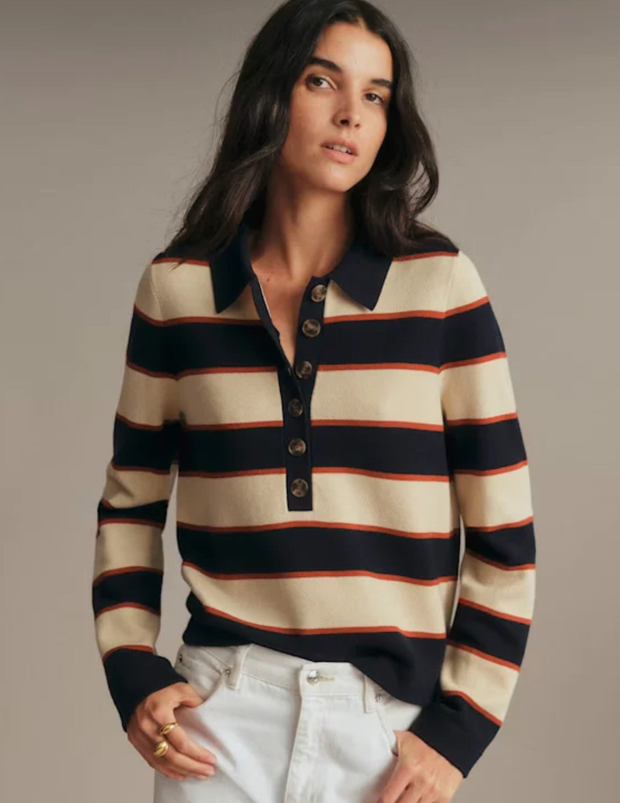 sezane striped sweater