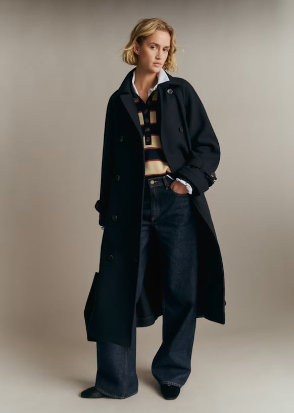 sezane coat wool