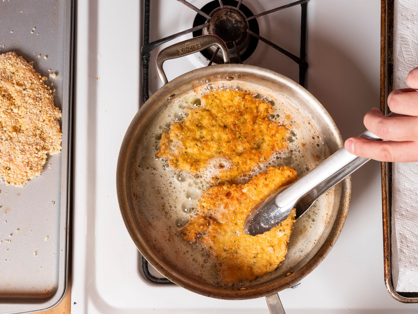 Frying Chicken Cutlets