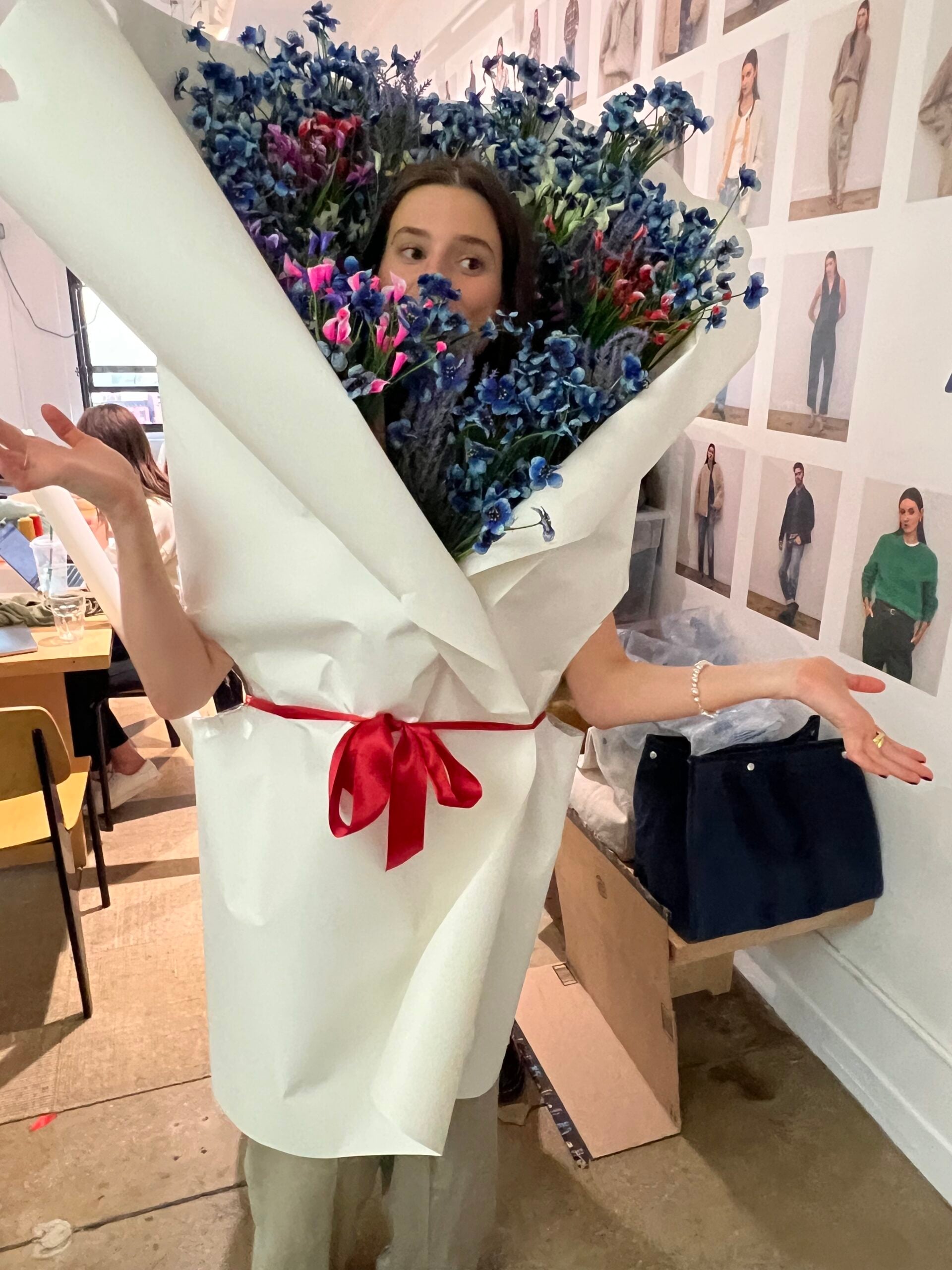 bouquet flowers costume