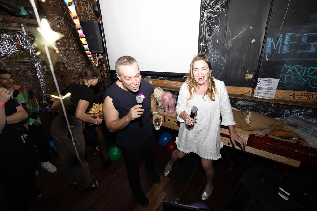 Alison Piepmeyer's 40th birthday party karaoke
