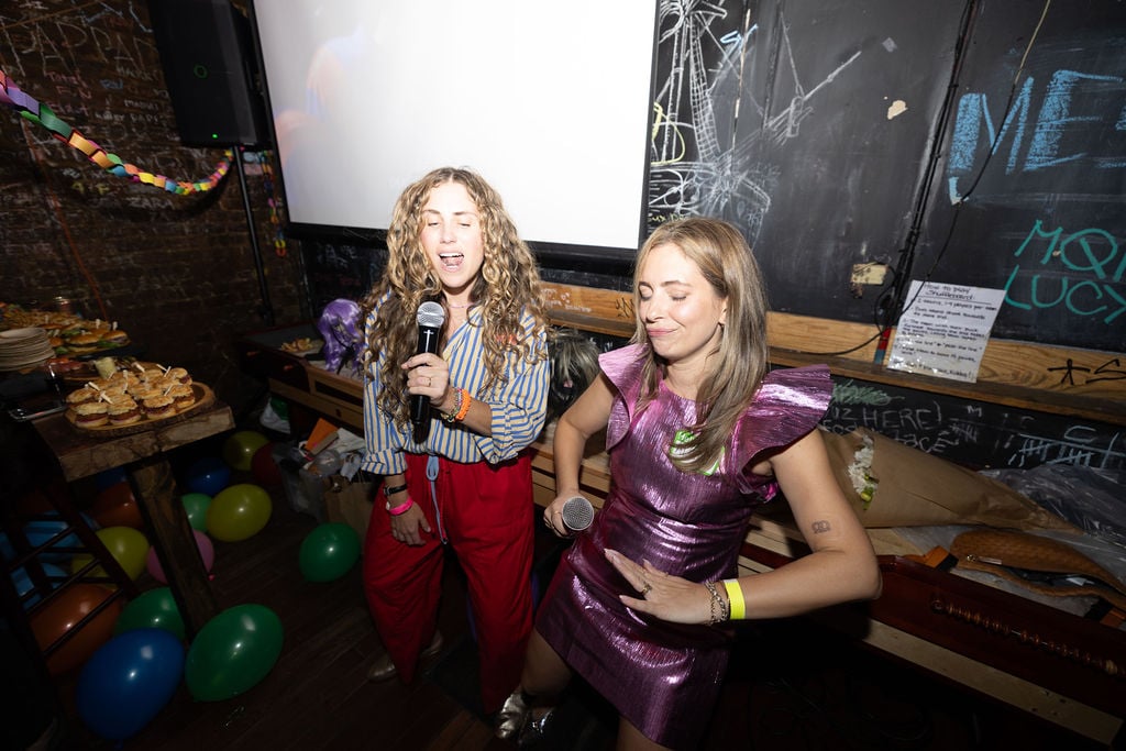 Alison Piepmeyer's 40th birthday party karaoke