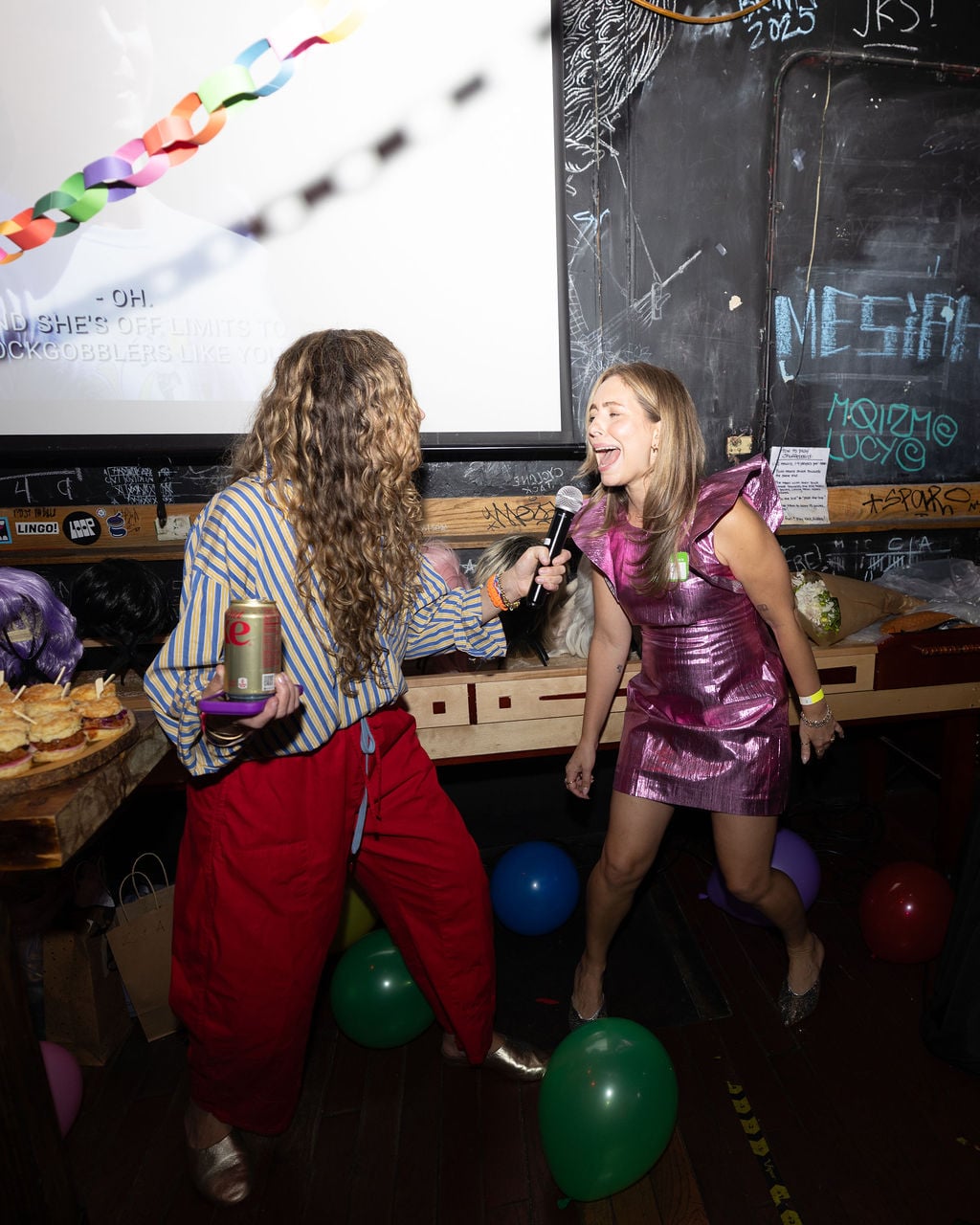 Alison Piepmeyer's 40th birthday party karaoke