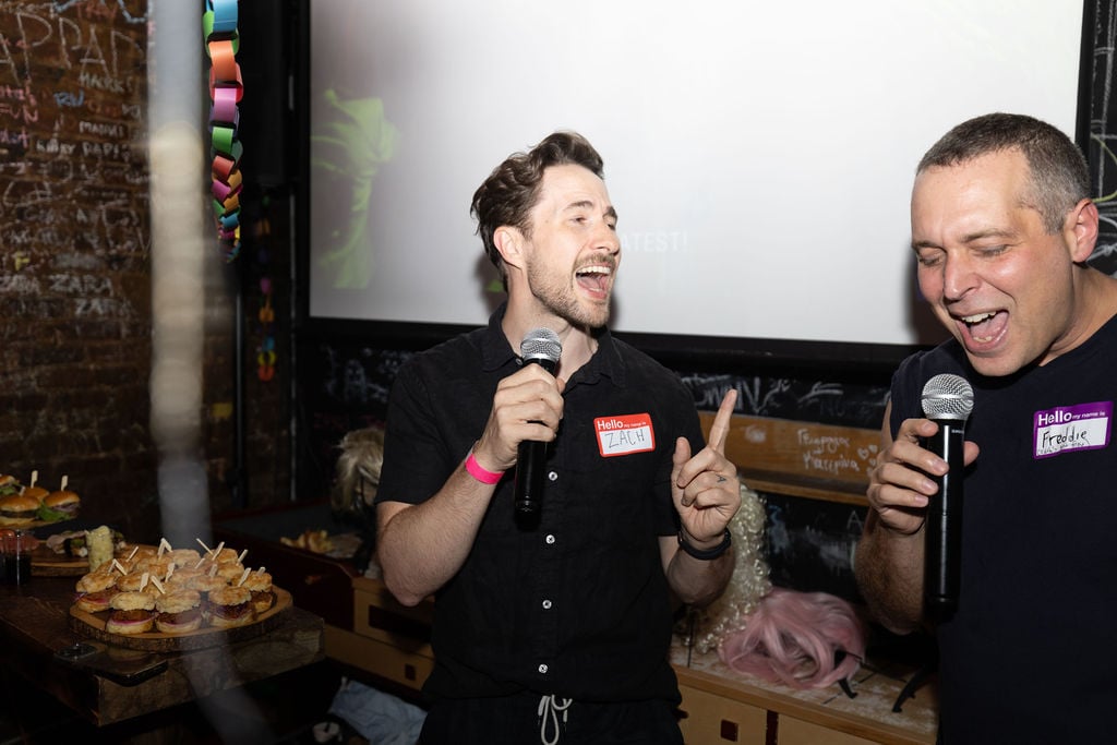 Alison Piepmeyer's 40th birthday party karaoke